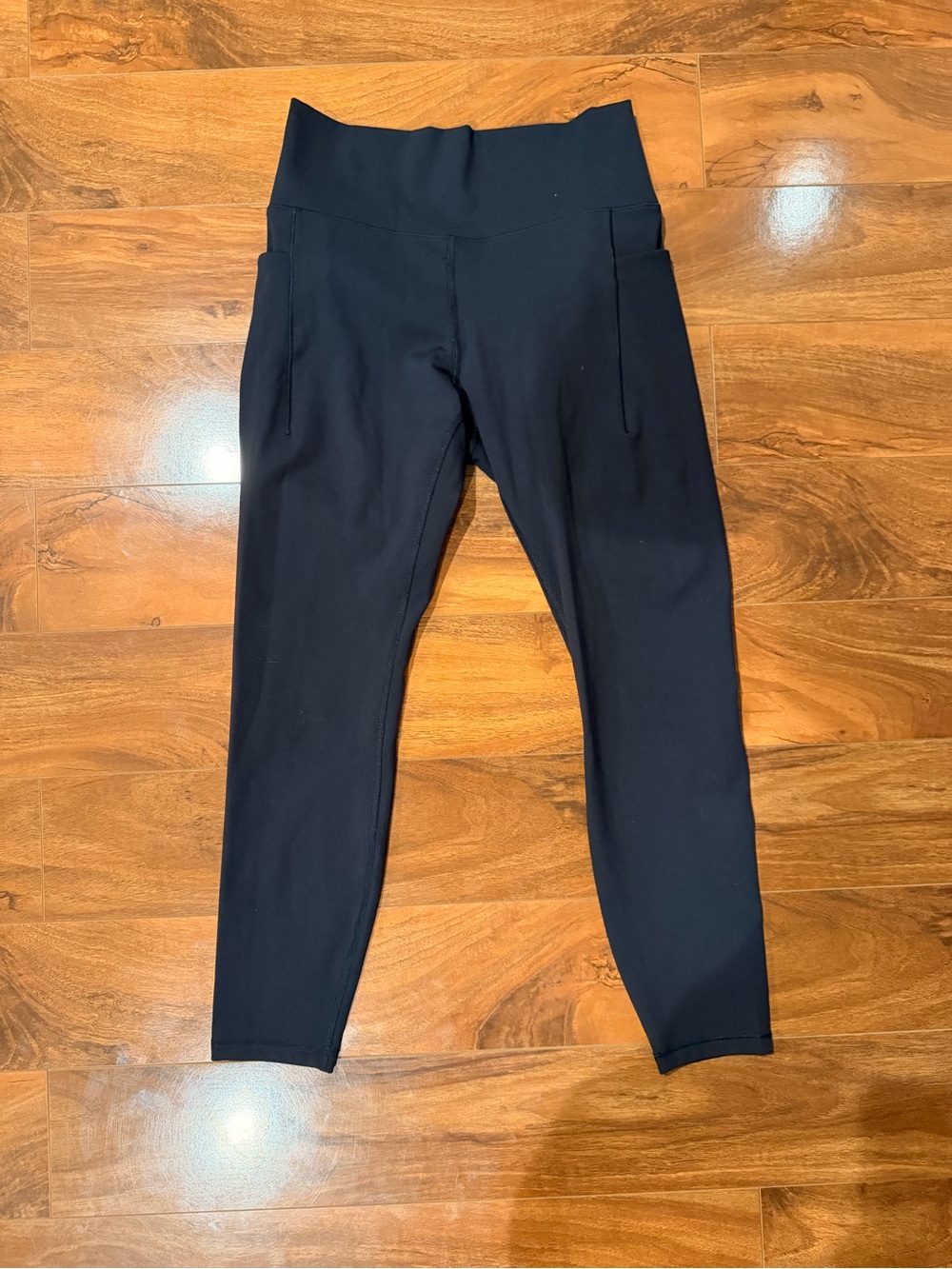 Spyder Black High-Waist Athletic Leggings with Pockets
